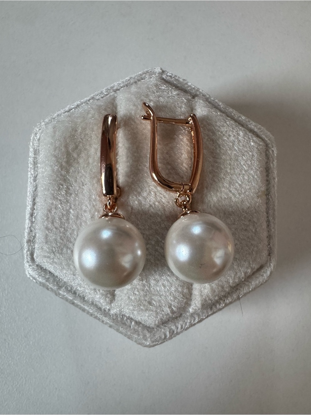 14K 585 Rolled Rose Gold Earrings